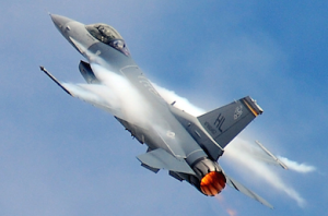 F-16 thrust smaller