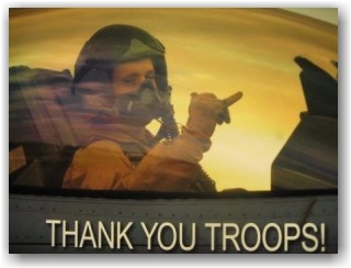 Thank you Veterans Troops