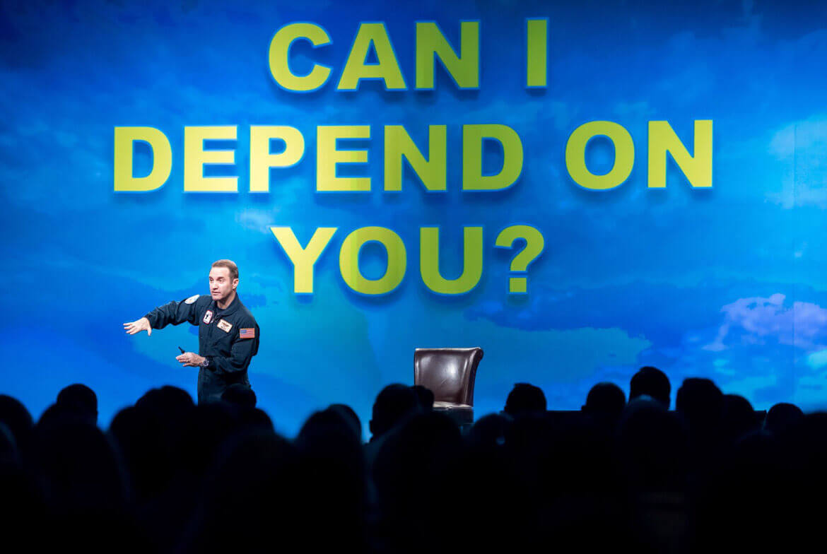 Communication Keynote Waldo Waldman speaks to Sales teams