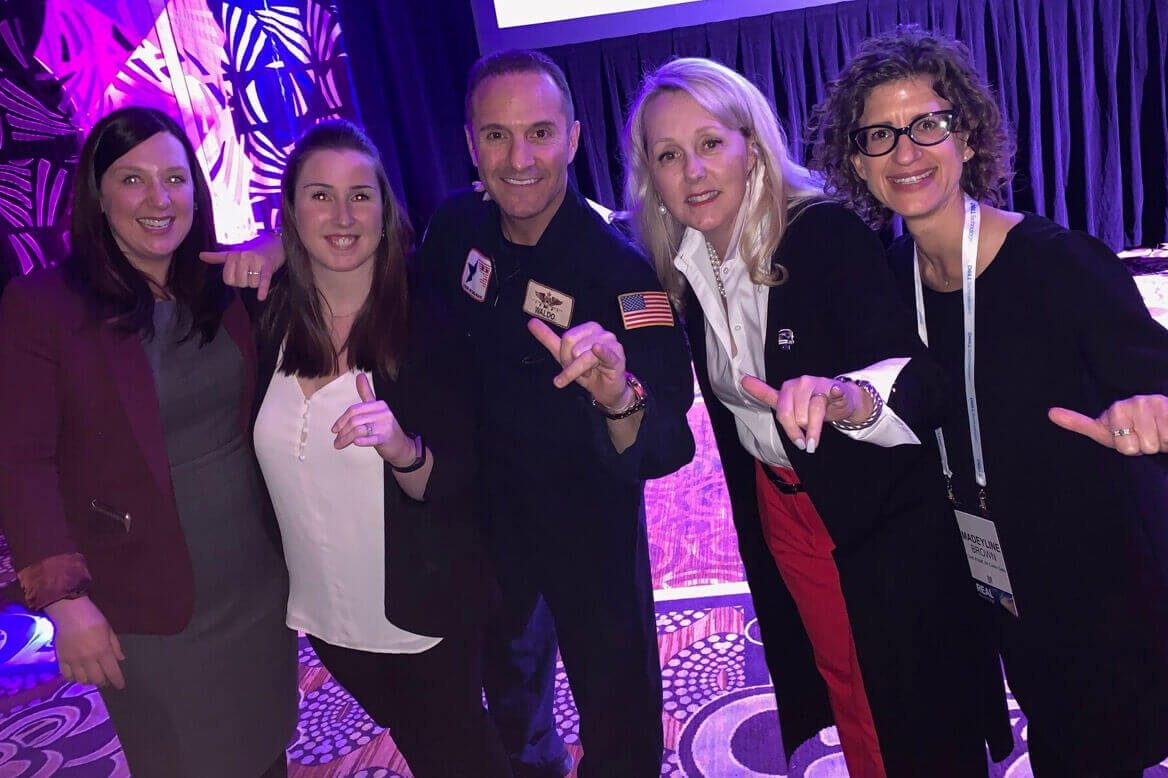 Keynote Speaker Waldo with his Wingmen